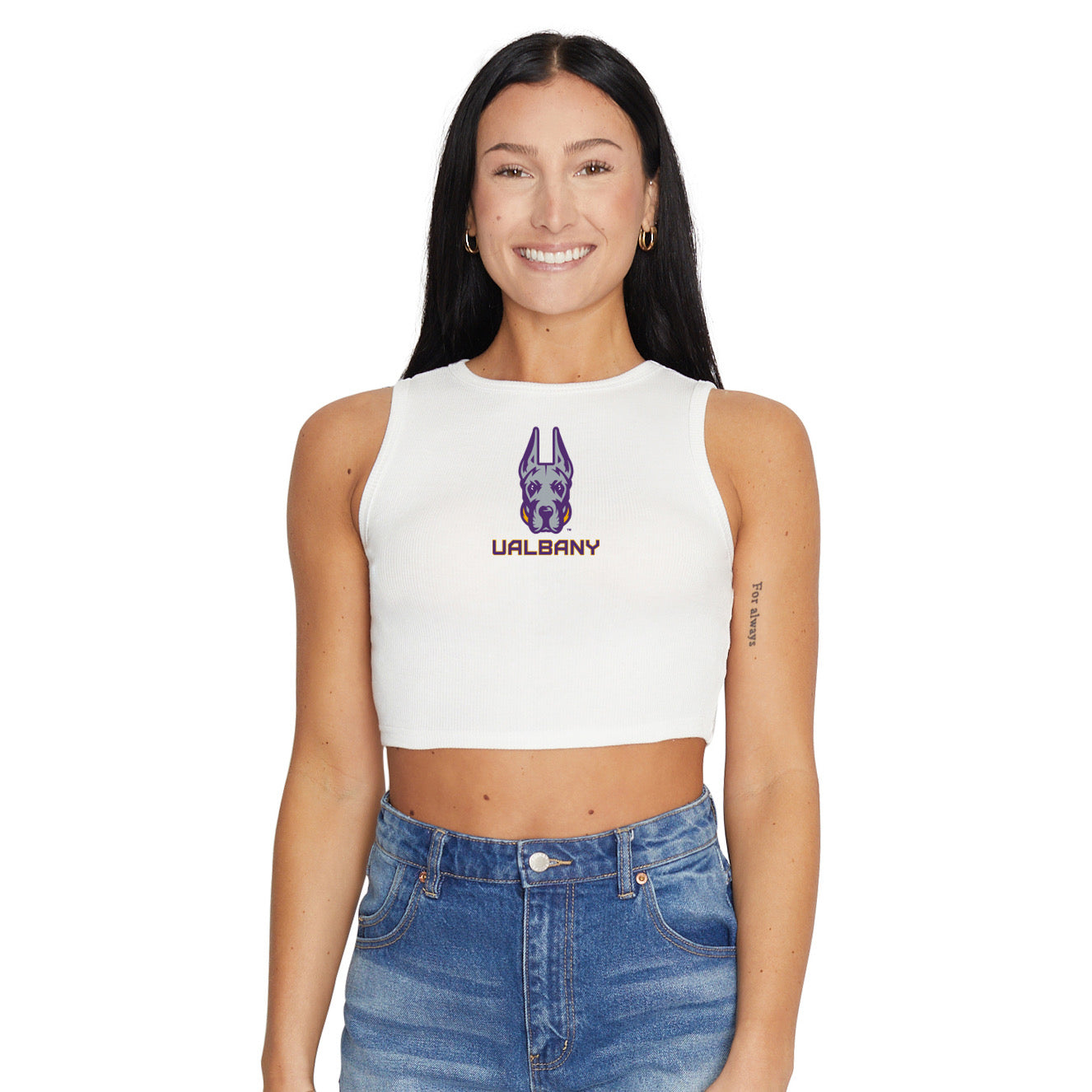 University at Albany Touchdown Ribbed Tank