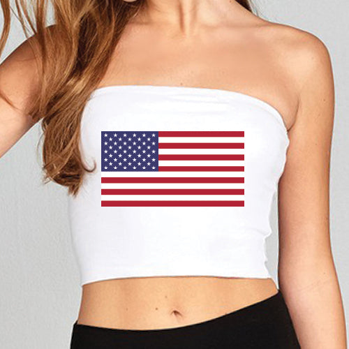 American Flag Tube Top