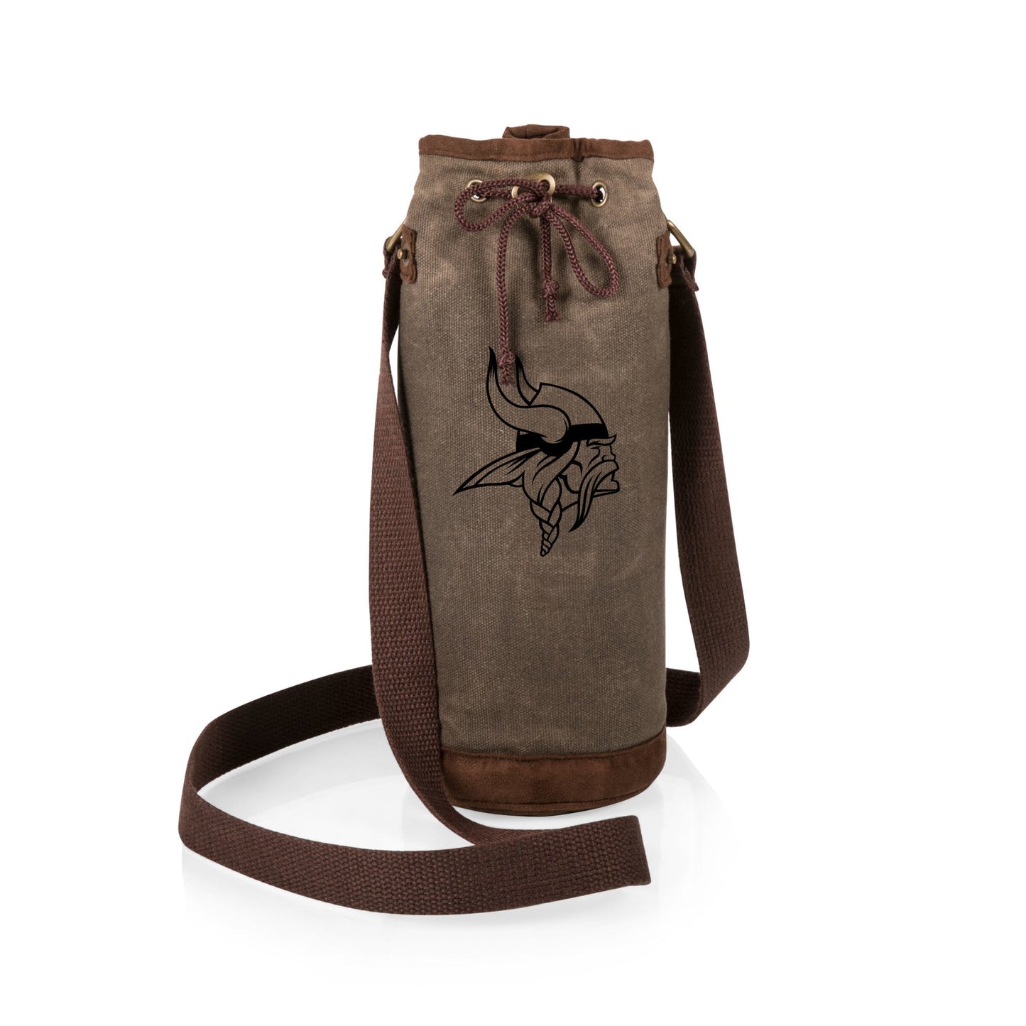 Minnesota Vikings - Waxed Canvas Wine Tote