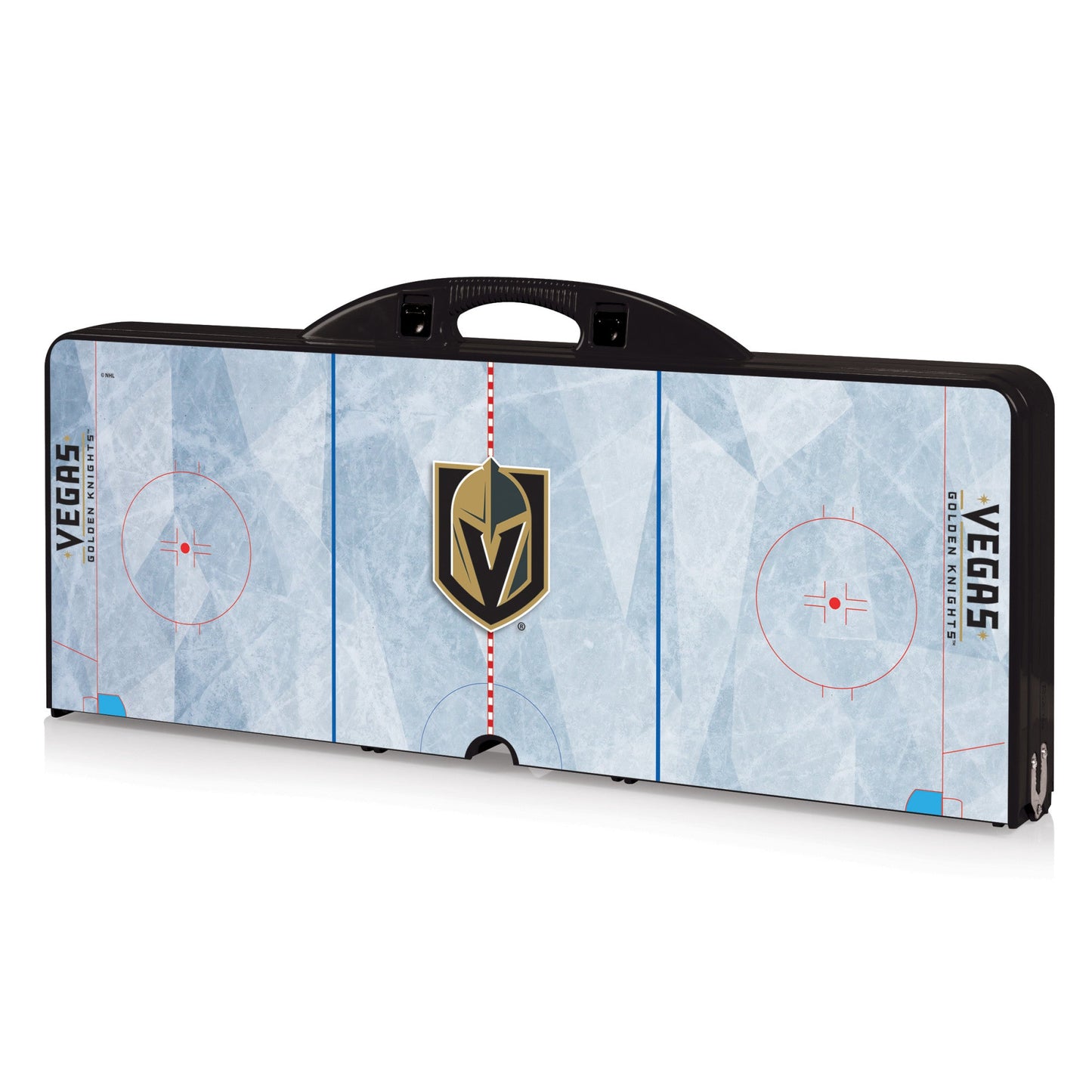 Vegas Golden Knights Hockey Rink - Picnic Table Portable Folding Table with Seats