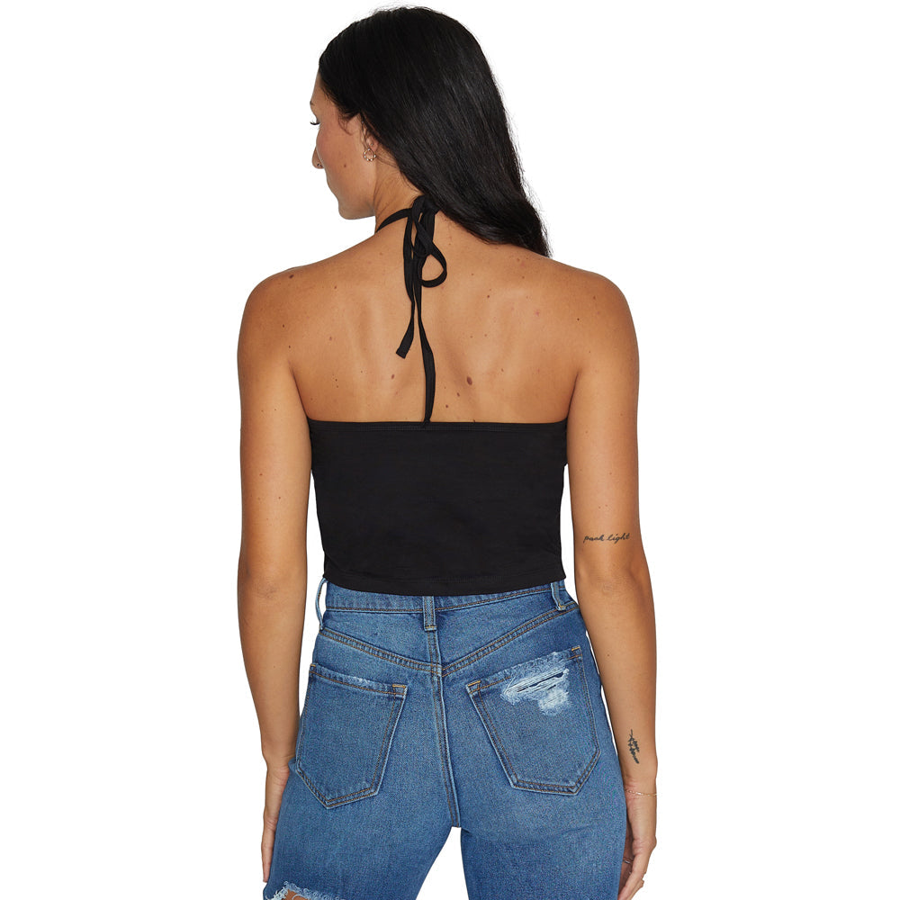 Go Taylor's Boyfriend Black Halter Top