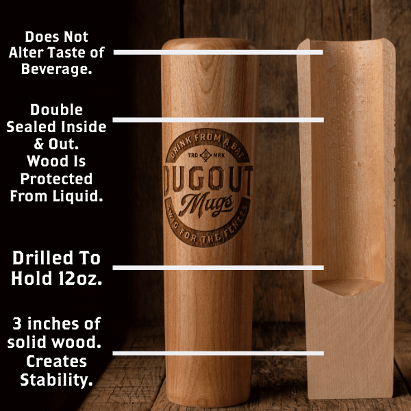 Miami Marlins "M" Dugout Mug® | Baseball Bat Mug Collective