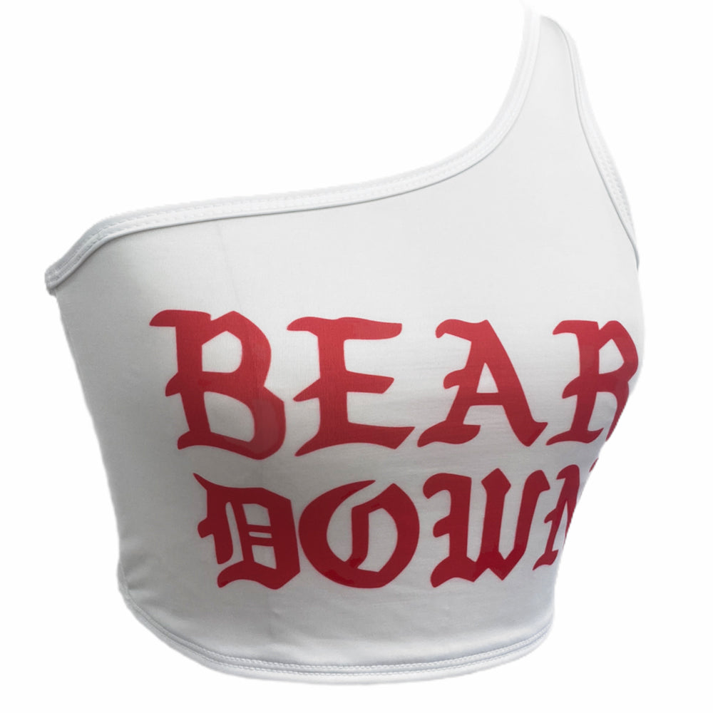 University of Arizona Bear Down One Shoulder Top