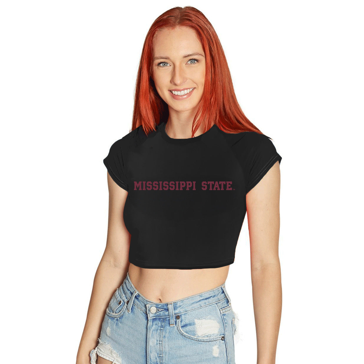 Mississippi State Black Tee