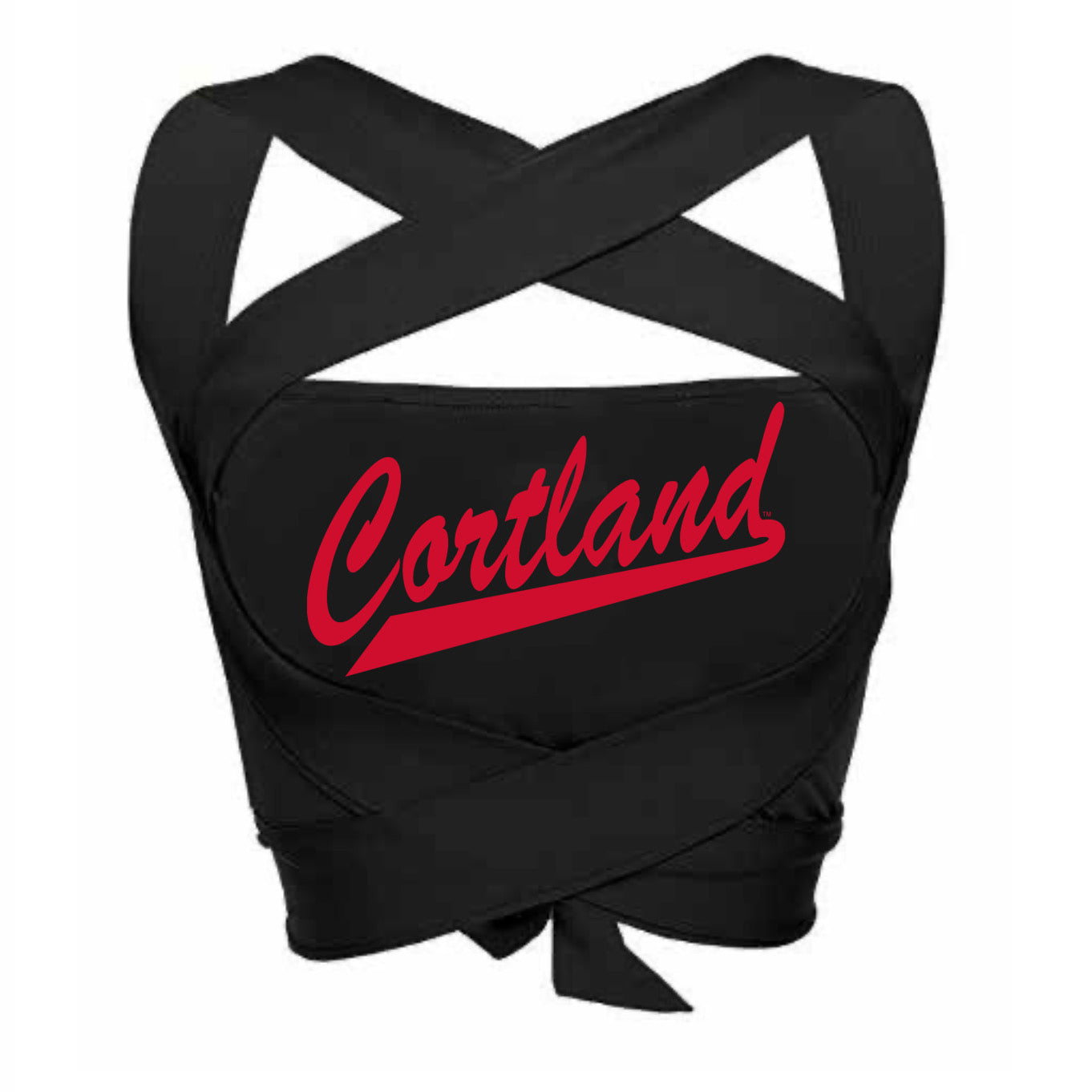 Cortland Black Multi Way Bandeau Top