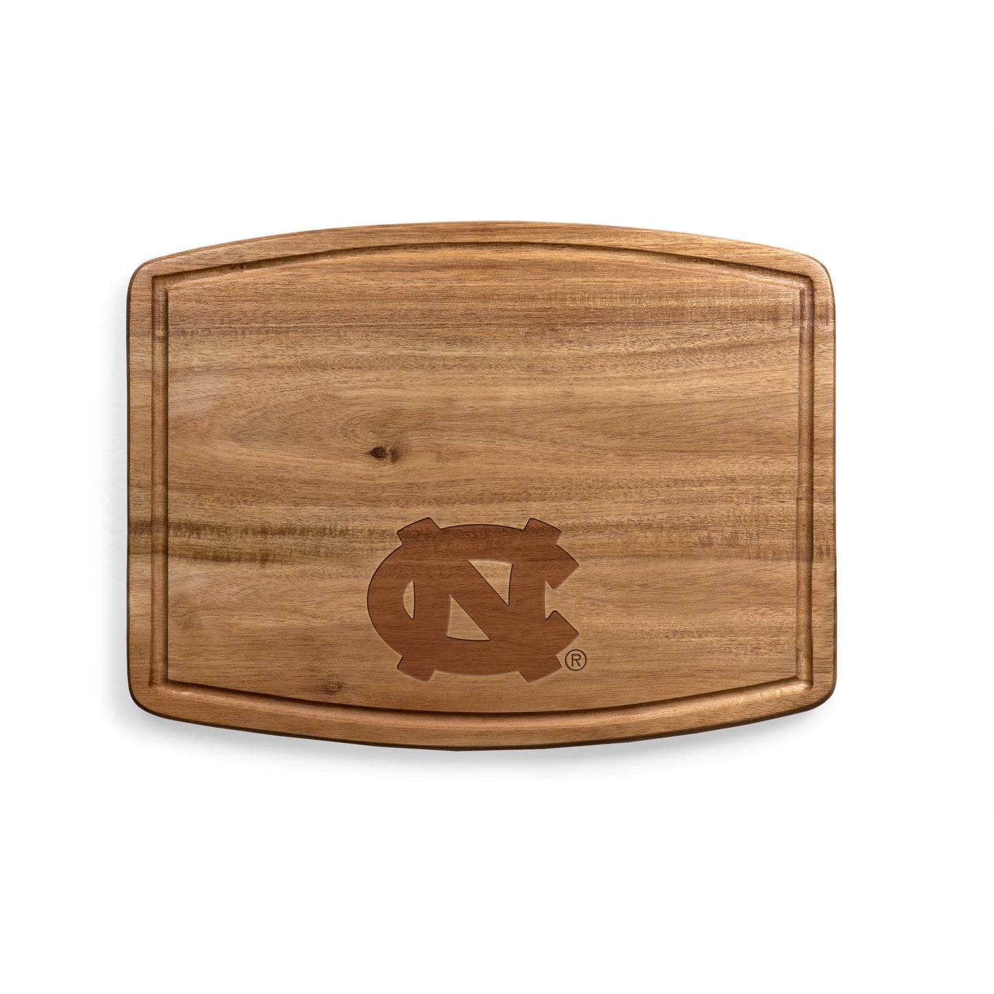 North Carolina Tar Heels - Ovale Acacia Cutting Board