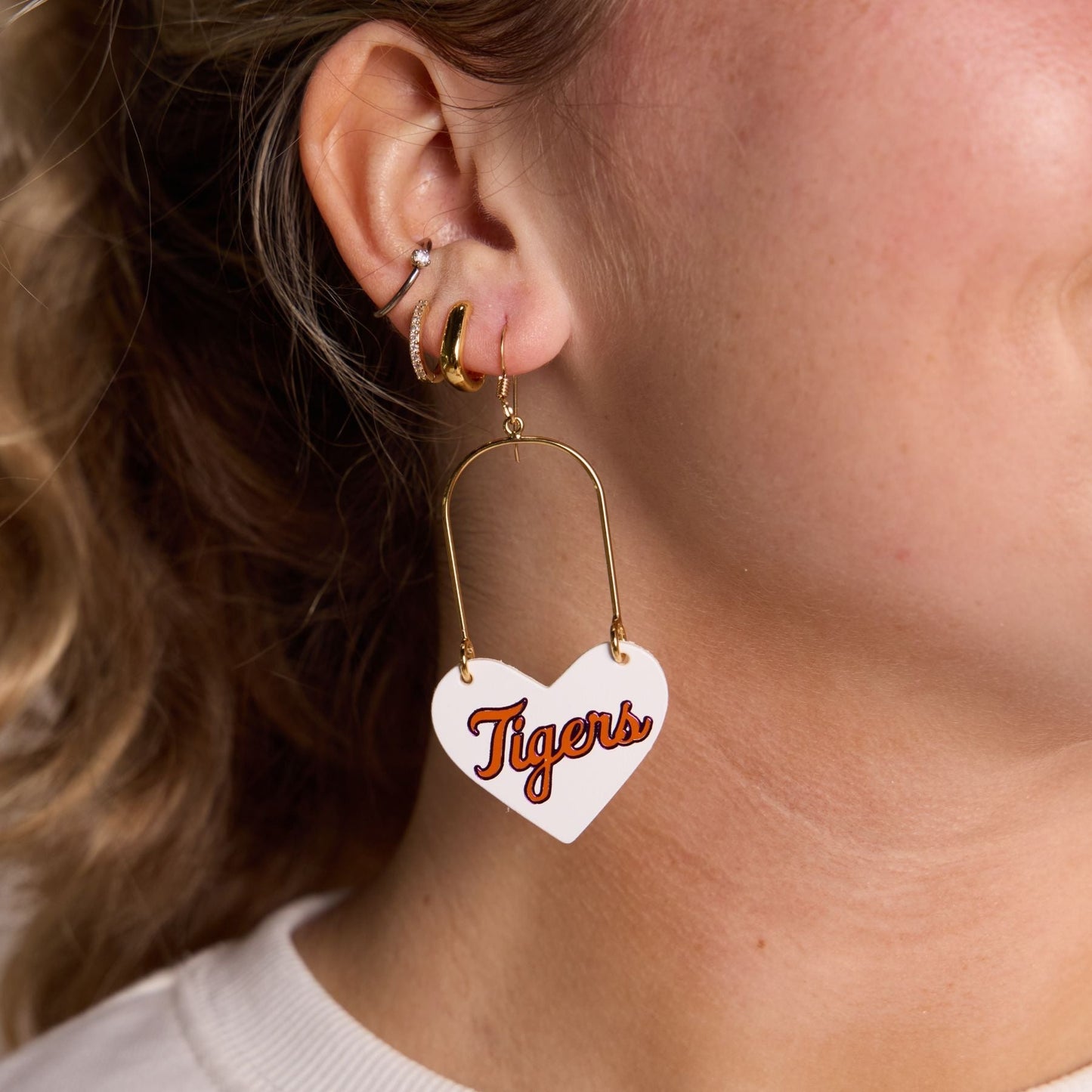Clemson University Tigers Script Heartthrobs