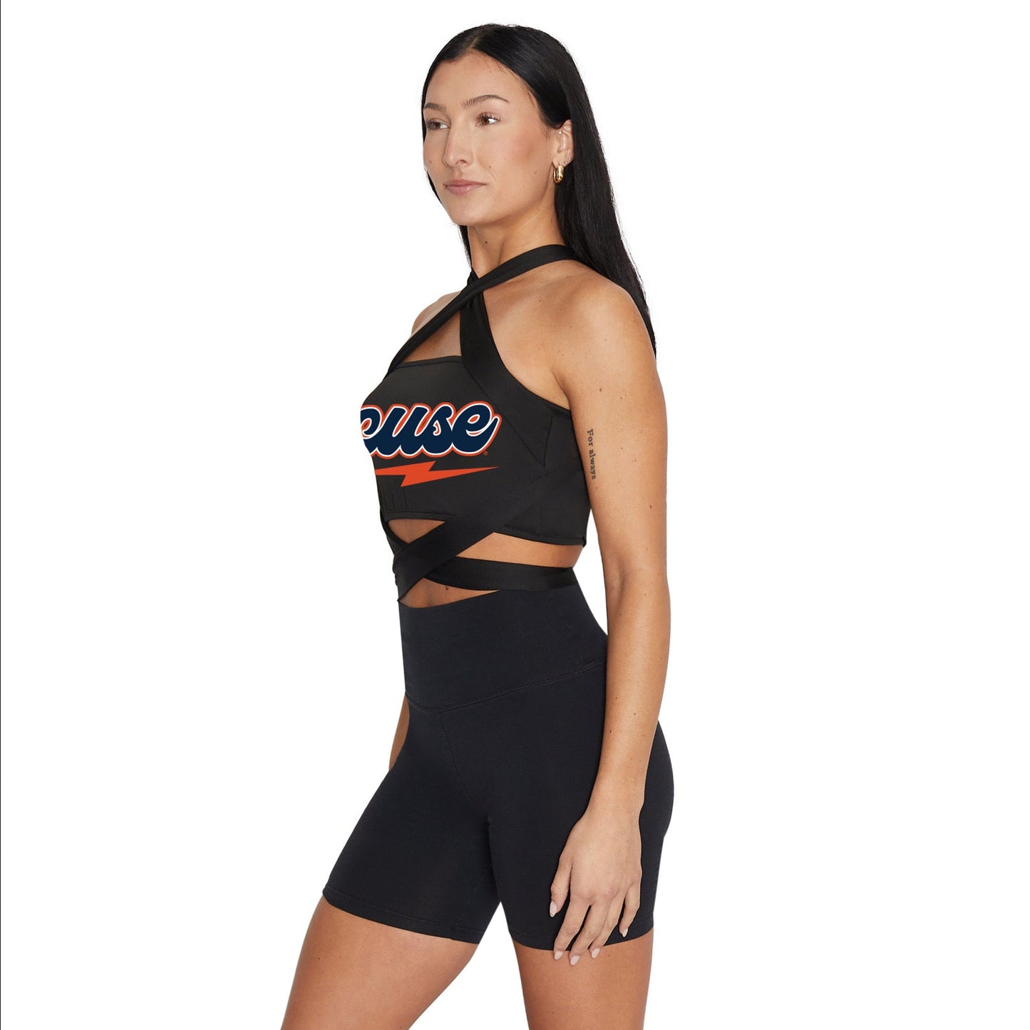 Syracuse Black Multiway Bandeau Top