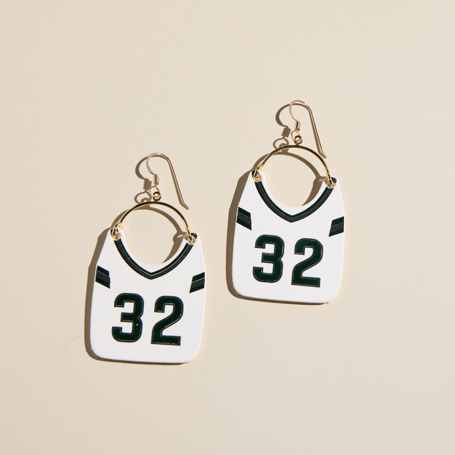 Custom Football Jersey Earrings