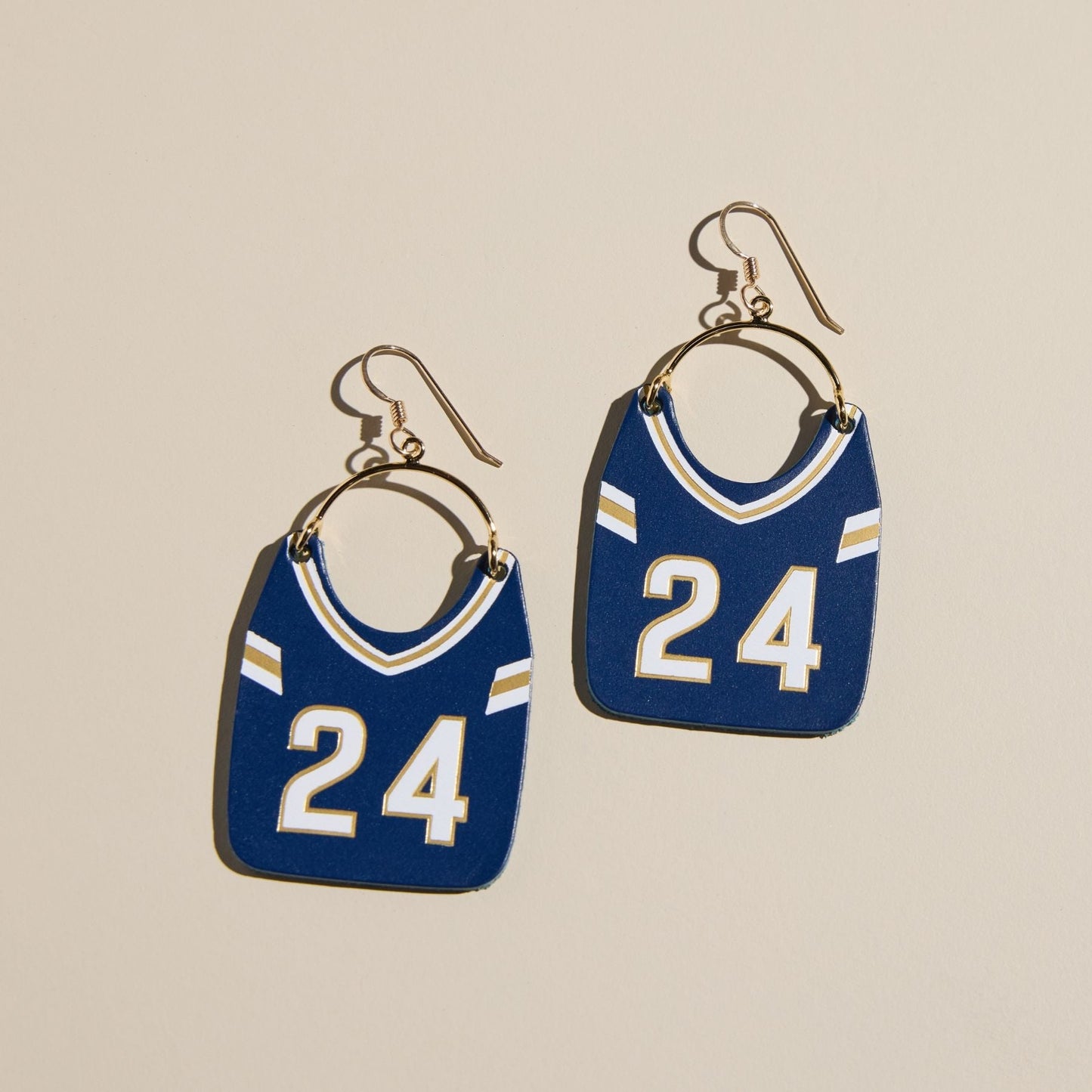Custom Football Jersey Earrings