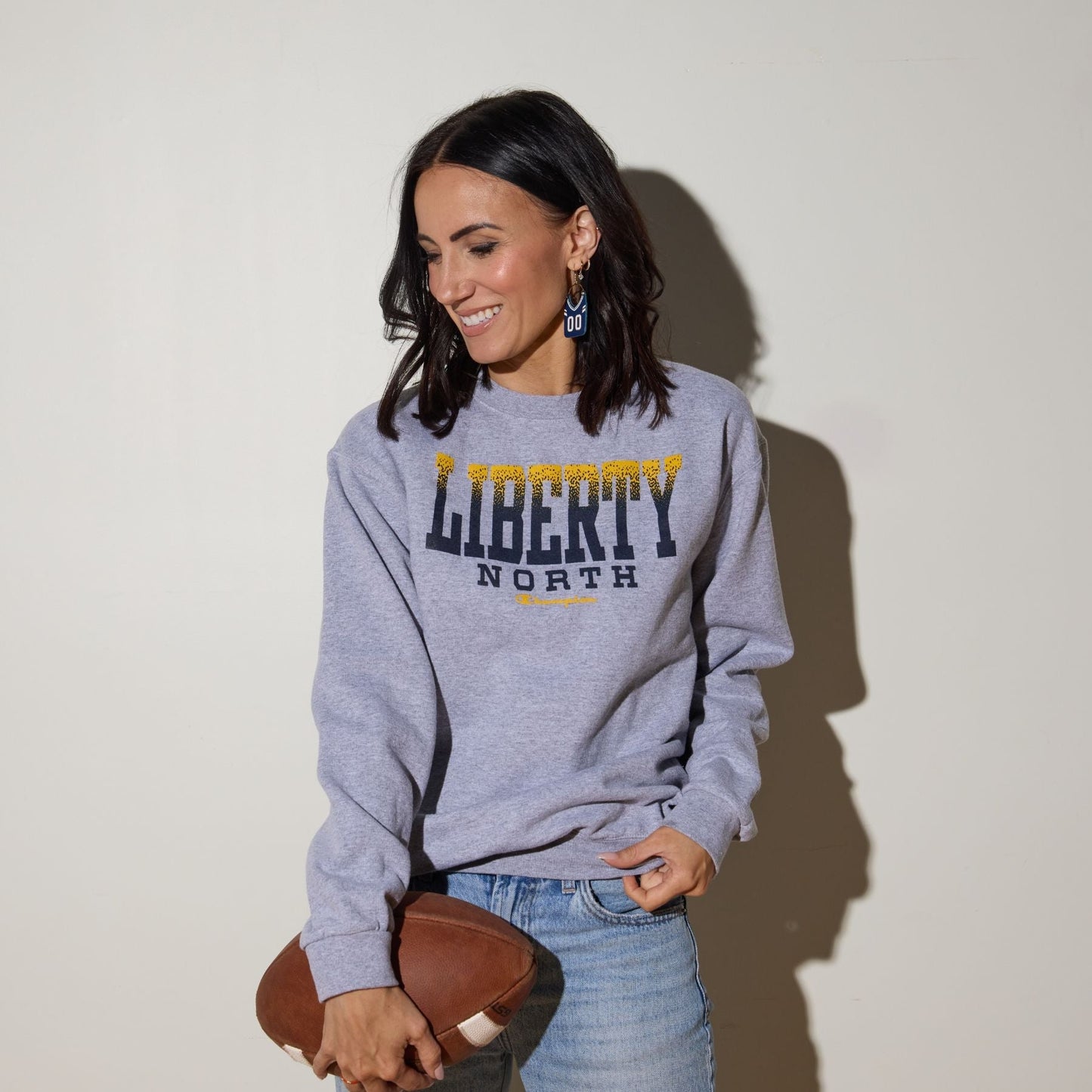 Custom Football Jersey Earrings