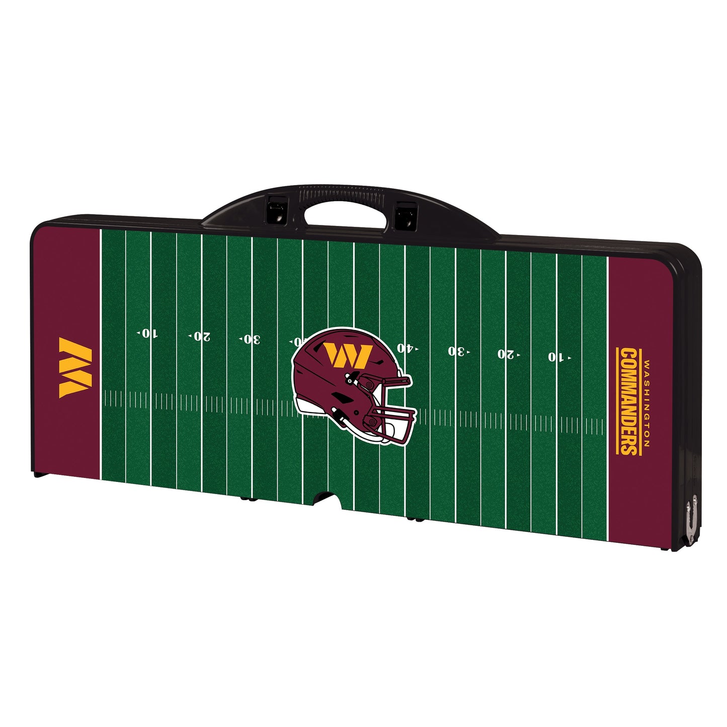 Washington Commanders Football Field - Picnic Table Portable Folding Table with Seats