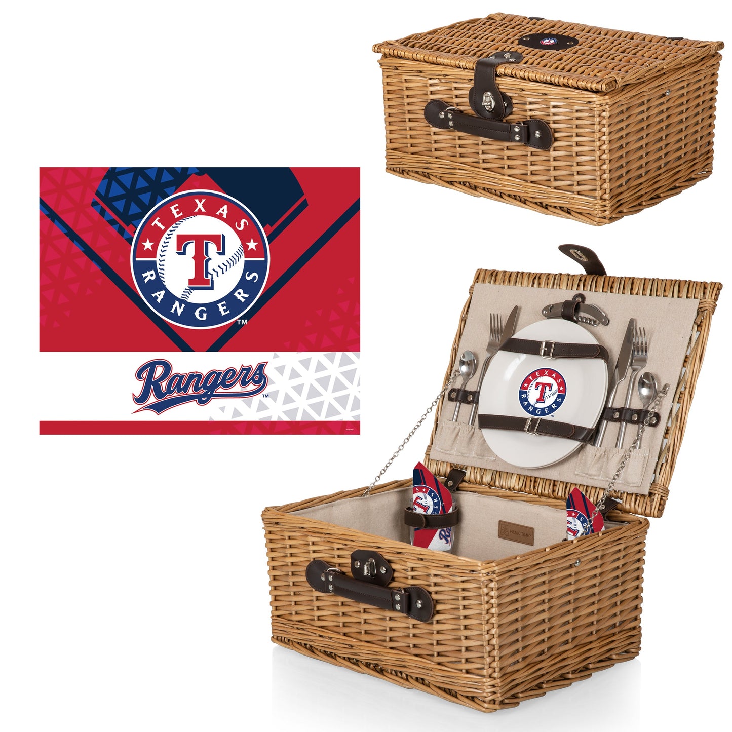 Texas Rangers - Classic Picnic Basket