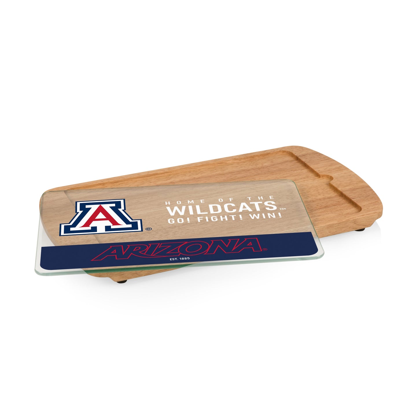 Arizona Wildcats - Billboard Glass Top Serving Tray