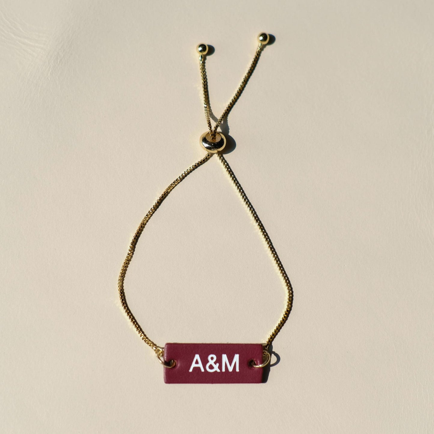 Gold Custom ID Bolo Bracelet