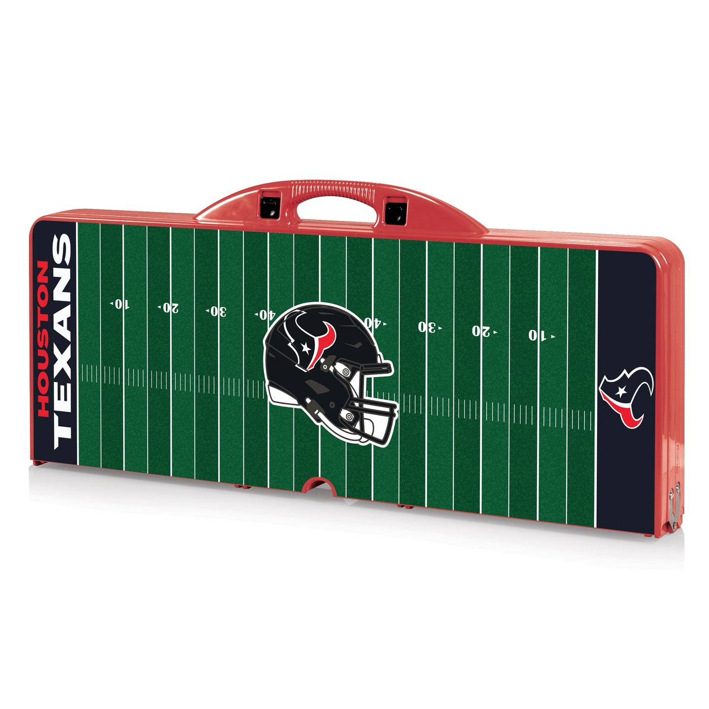 Houston Texans Football Field - Picnic Table Portable Folding Table with Seats