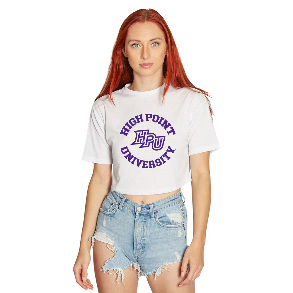 High Point University Crop Tee