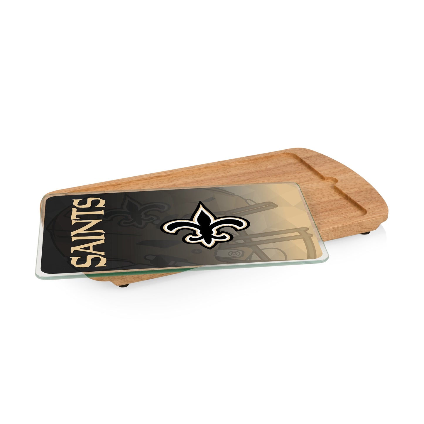 New Orleans Saints - Billboard Glass Top Serving Tray