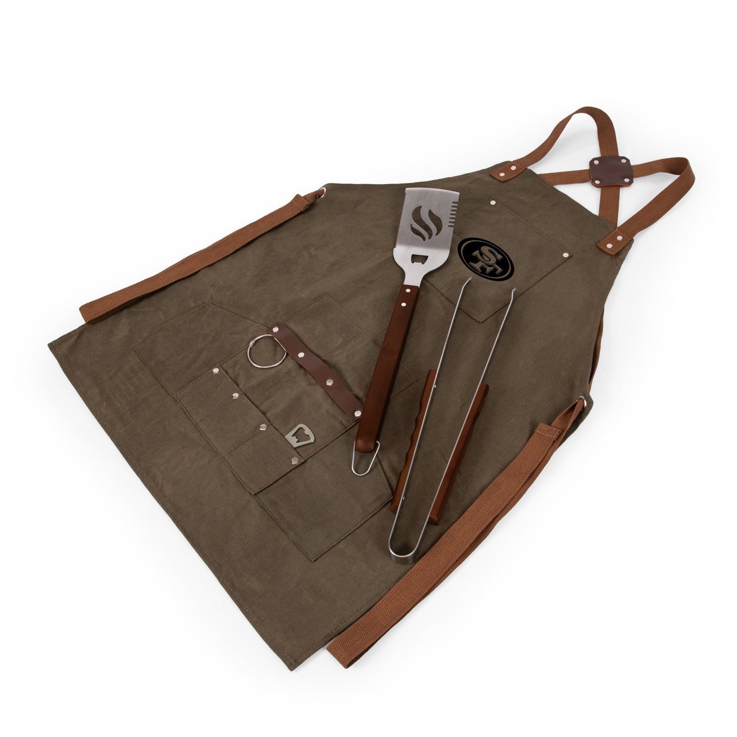 San Francisco 49ers - BBQ Apron with Tools & Bottle Opener