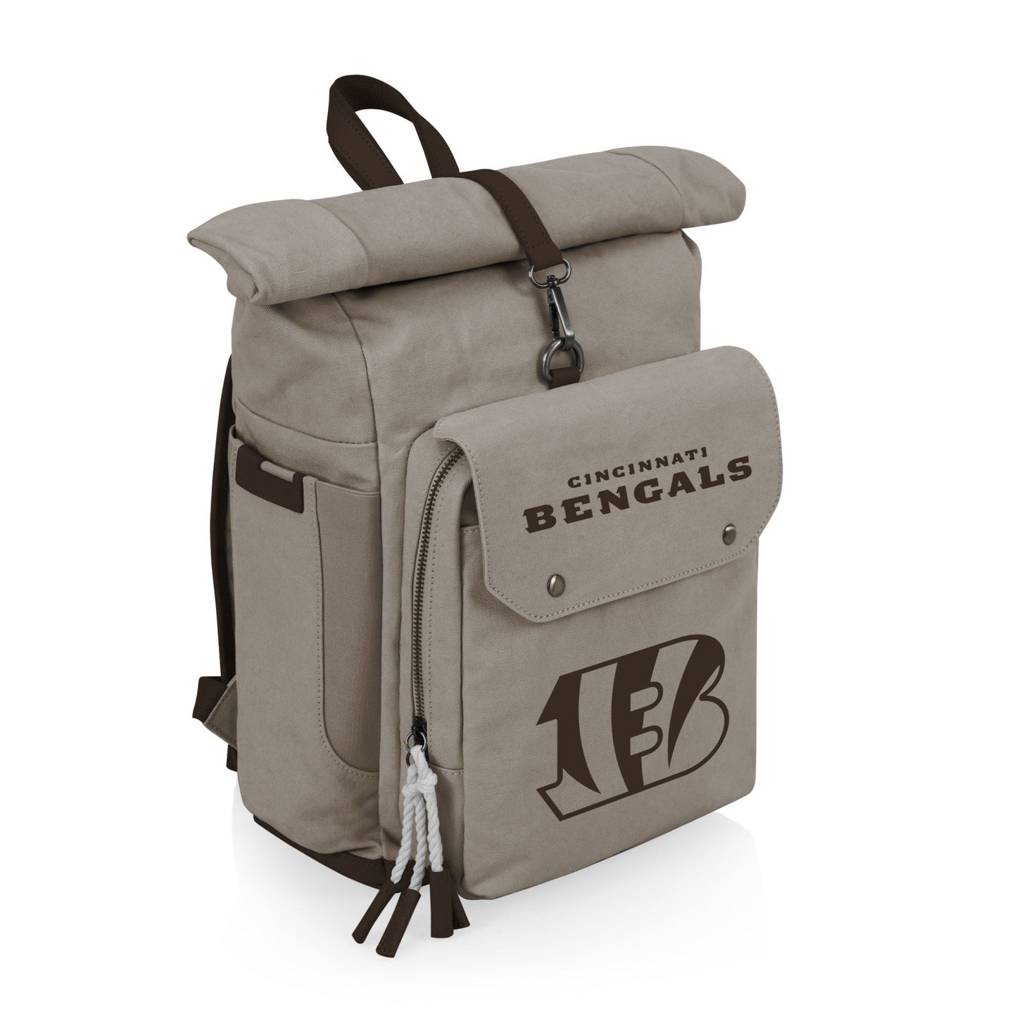 Cincinnati Bengals - Carmel Roll Top Picnic Backpack Cooler