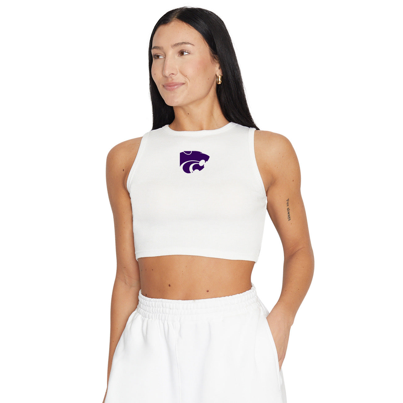 Kansas State Touchdown Ribbed Tank
