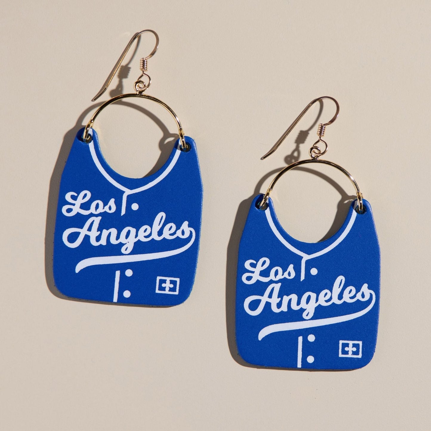 Los Angeles Baseball Jersey Earrings