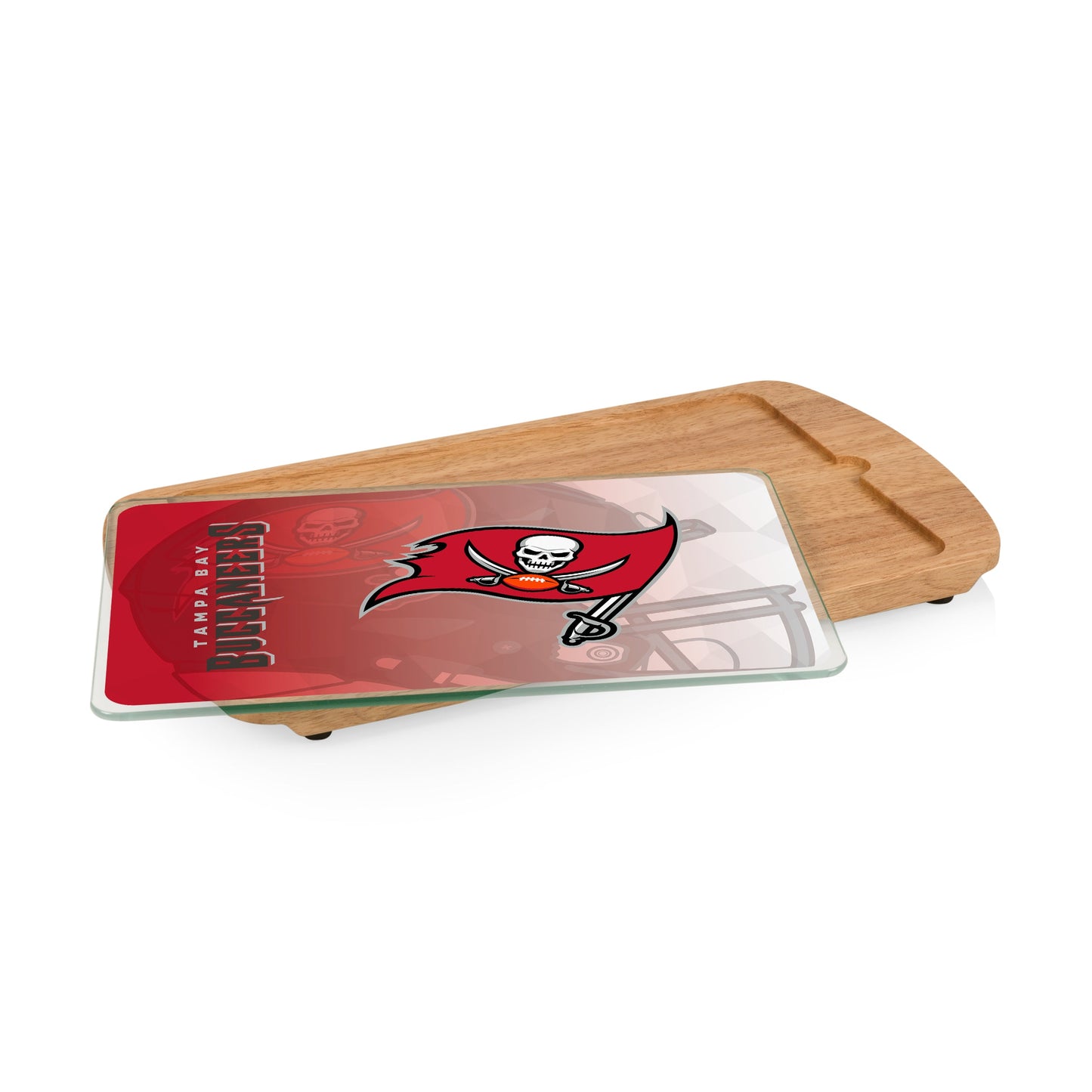 Tampa Bay Buccaneers - Billboard Glass Top Serving Tray