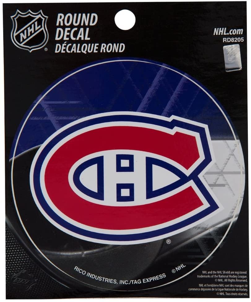 Montreal Canadiens 4" Round Decal