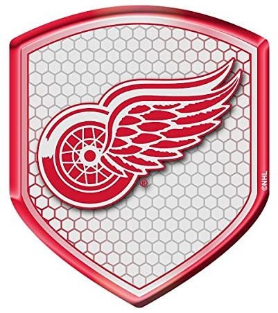 Detroit Red Wings High Intensity Reflector Shield Shape 2.5x3.5 Inch