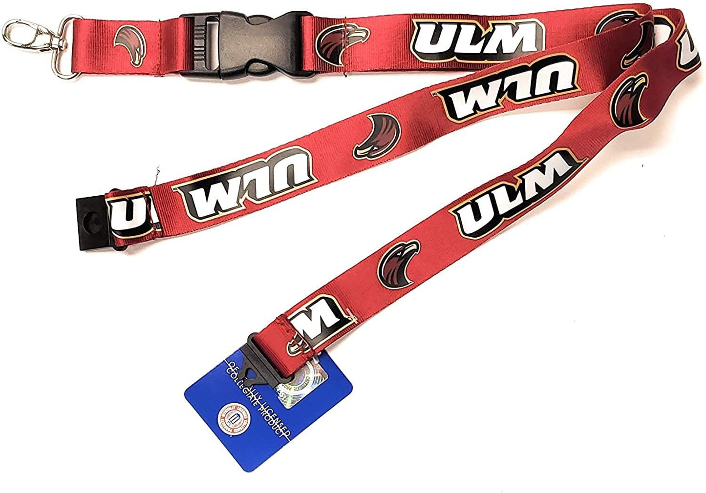 Louisiana Monroe Warhawks Premium Lanyard 2-Tone Breakaway Clip Keychain NCAA