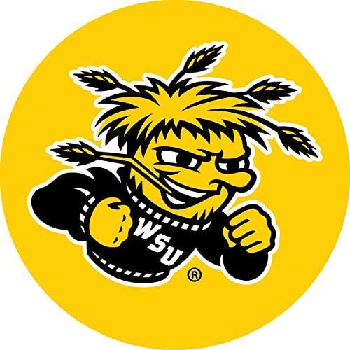 Wichita State Shockers DECAL RR 4" Round Vinyl Auto Home Window Glass University of