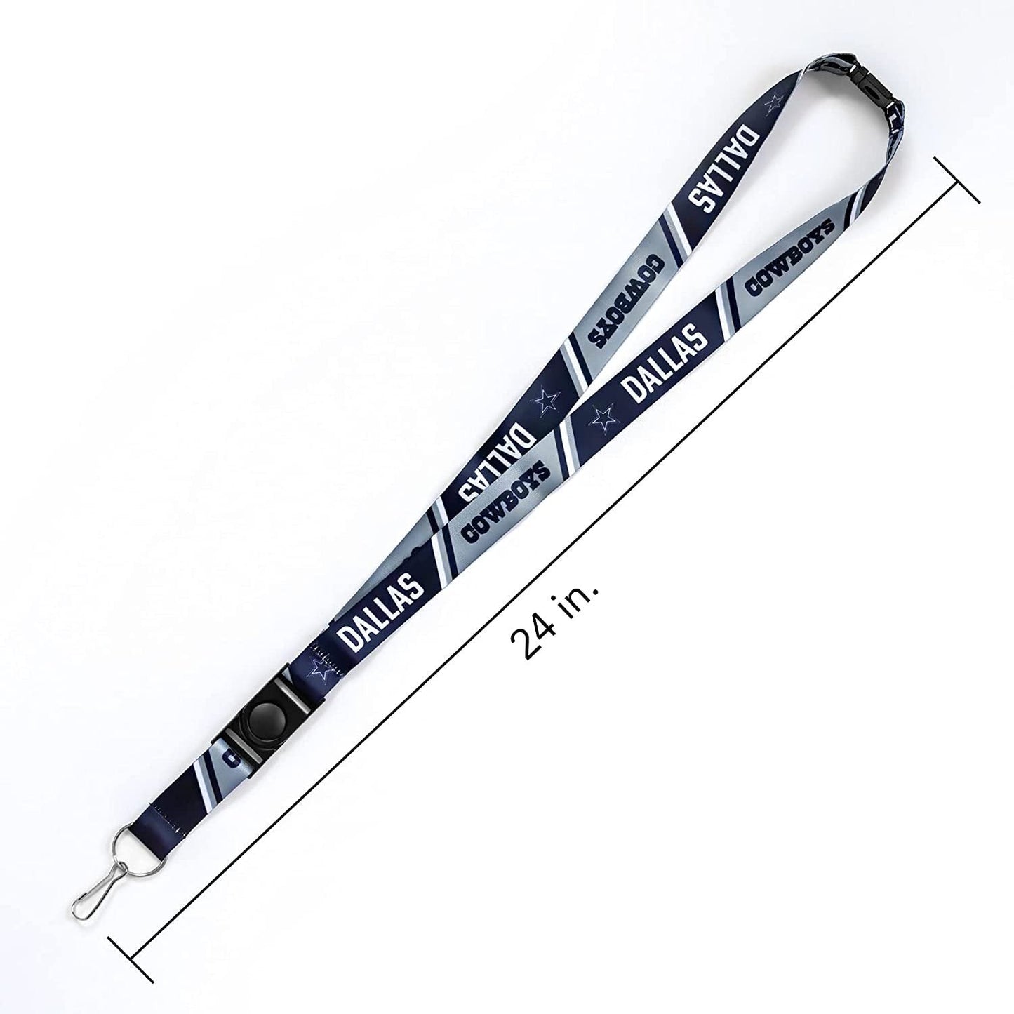Chicago Bulls Premium Lanyard Keychain 18 Inch Button Clip Safety Breakaway