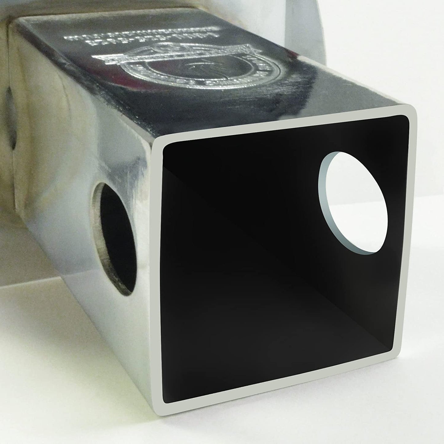 Miami Dolphins Hitch Cover Solid Metal with Raised Chrome Metal Emblem 2" Square Type III