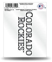 Colorado Rockies 3 Inch Static Cling Sticker Decal