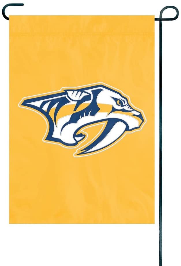 Nashville Predators Premium Garden Flag Banner Applique Embroidered 12.5x18 Inch