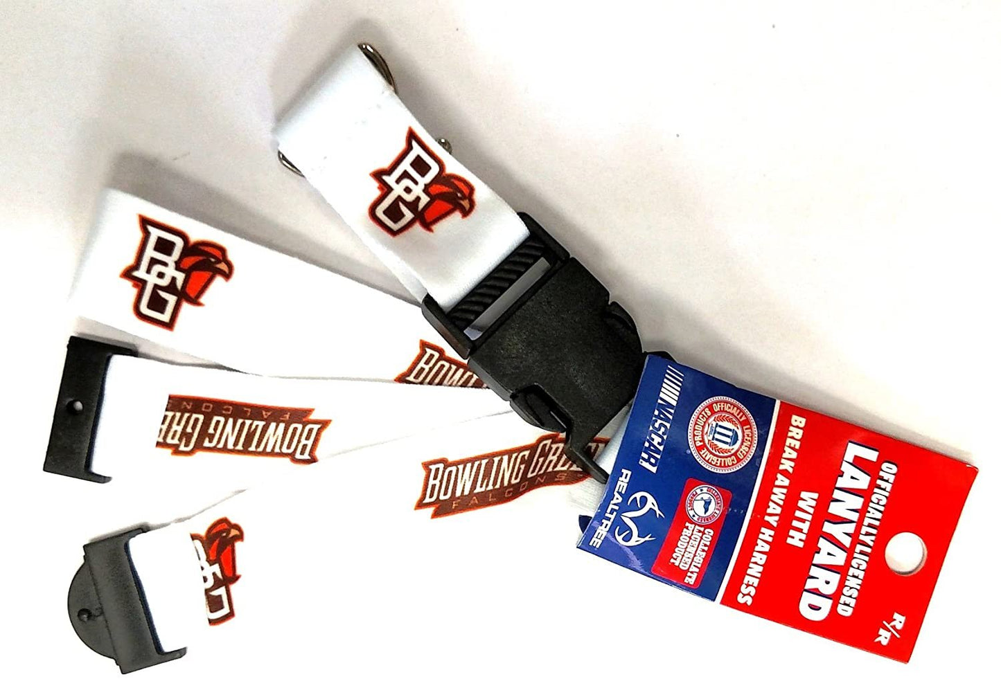 Bowling Green Falcons RR Deluxe 2-sided Lanyard Breakaway Keychain University of