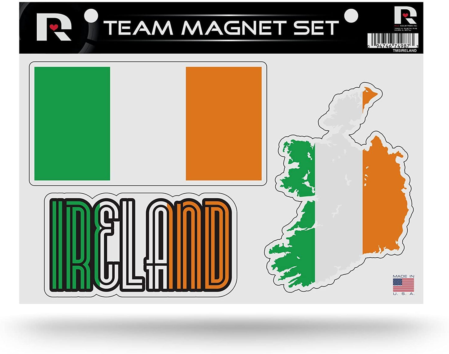 Ireland National Soccer Die Cut Team Magnet Set