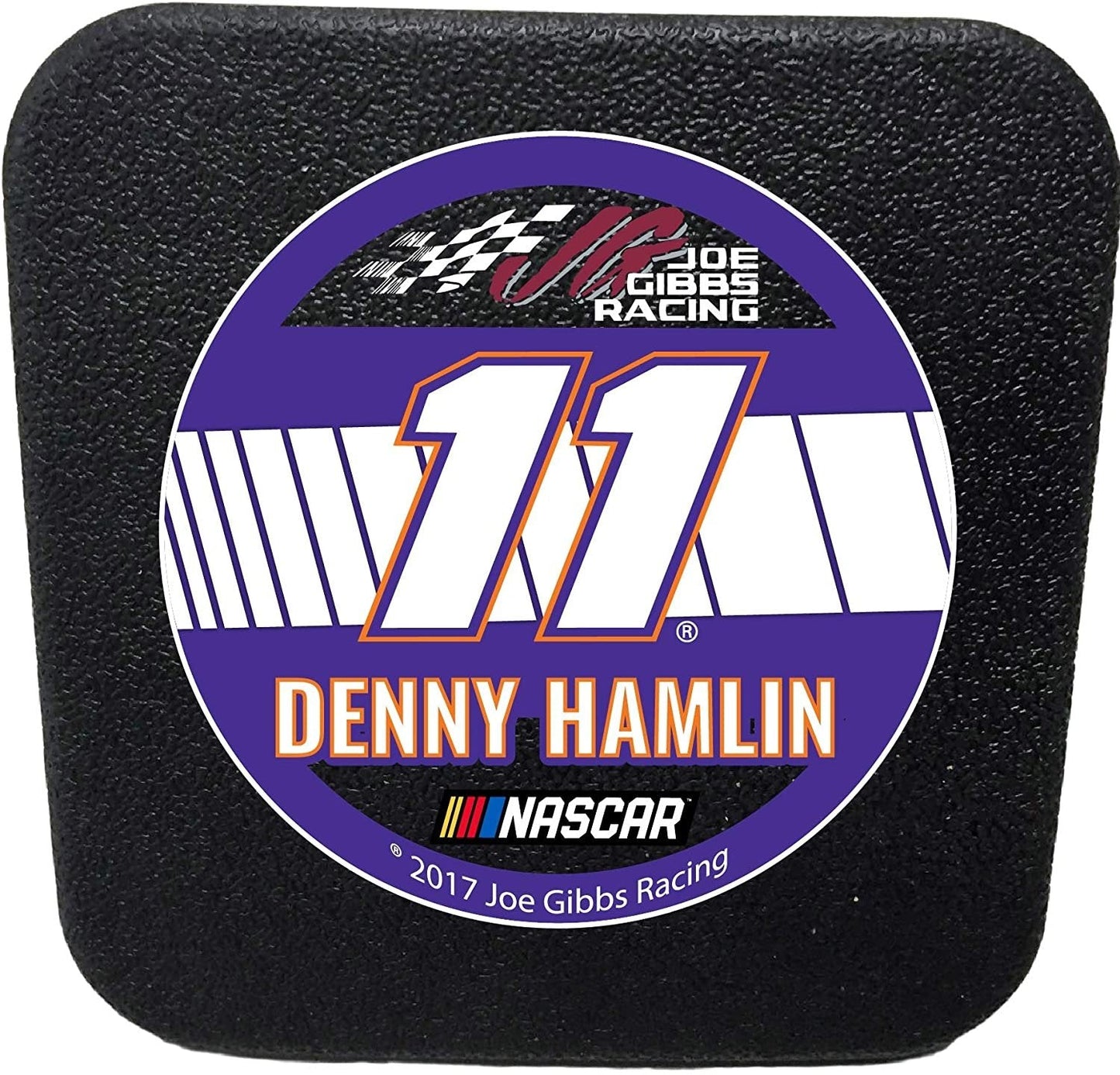 Denny Hamlin #11 Rigid Plastic Hitch Cover Plug Bumper Trailer Auto Racing