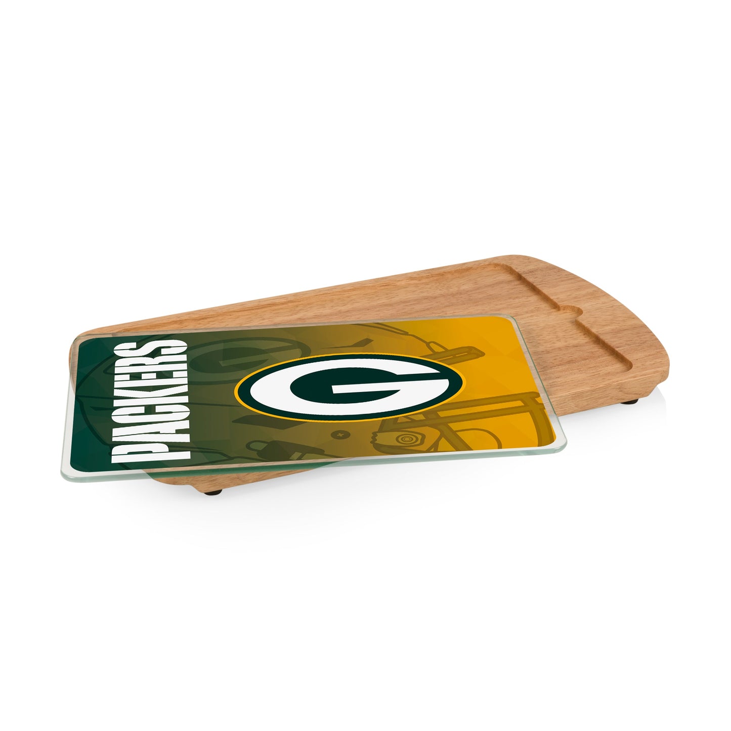 Green Bay Packers - Billboard Glass Top Serving Tray