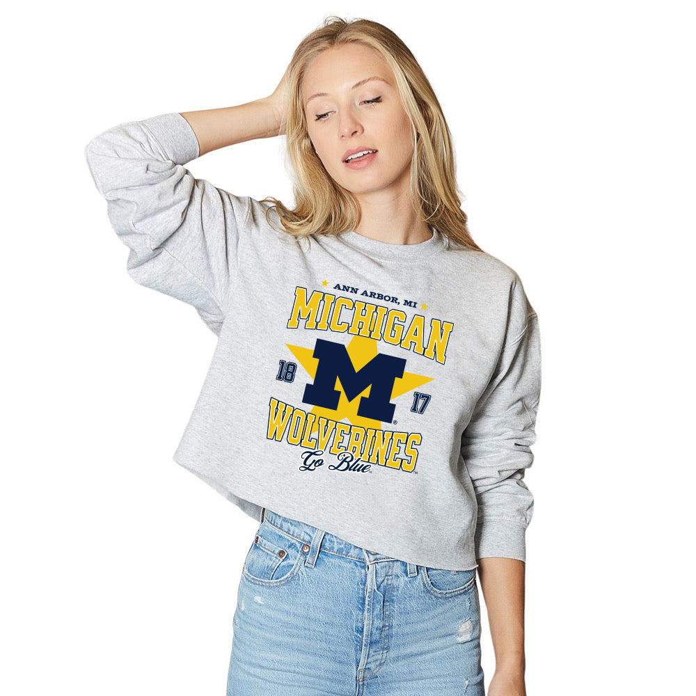 University of Michigan Stars Crewneck