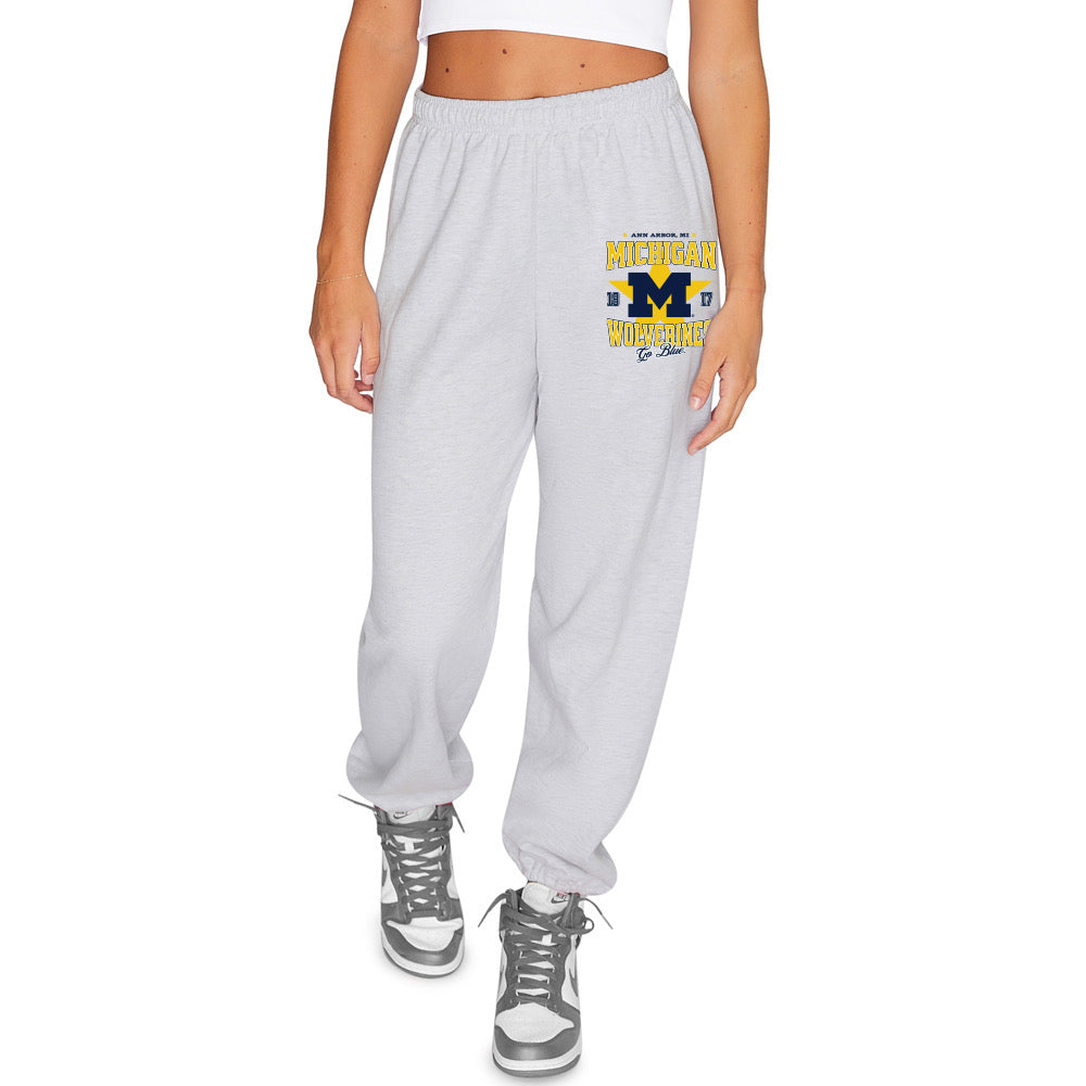 University of Michigan Gray Sweatpants