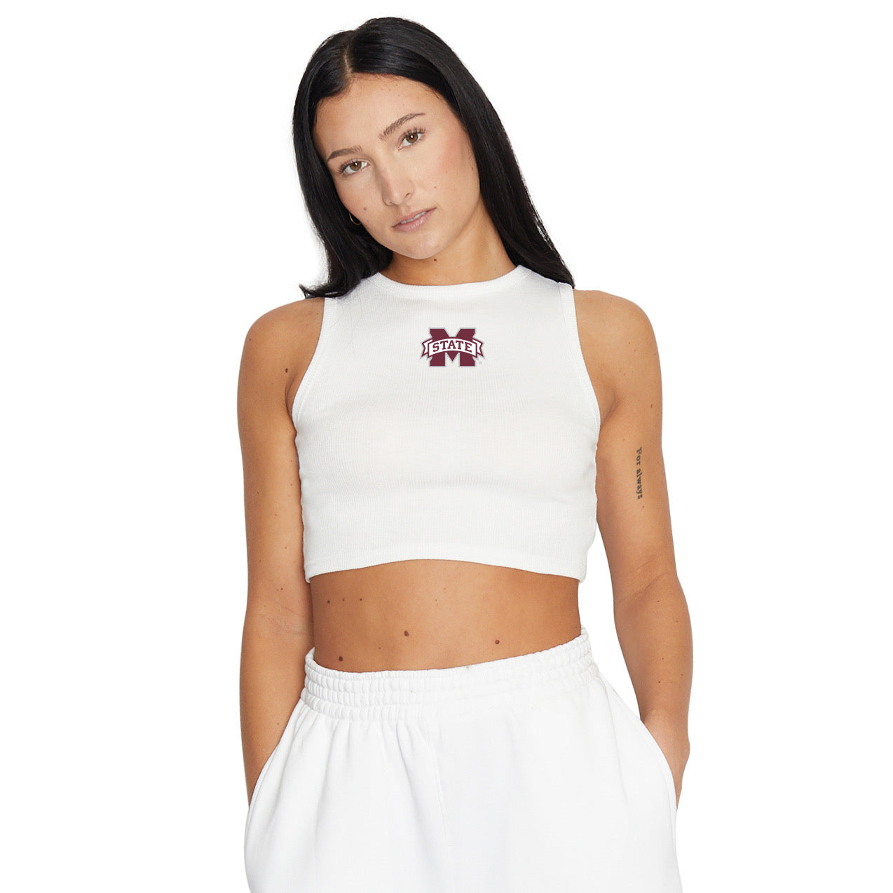 Mississippi State Touchdown Ribbed Tank