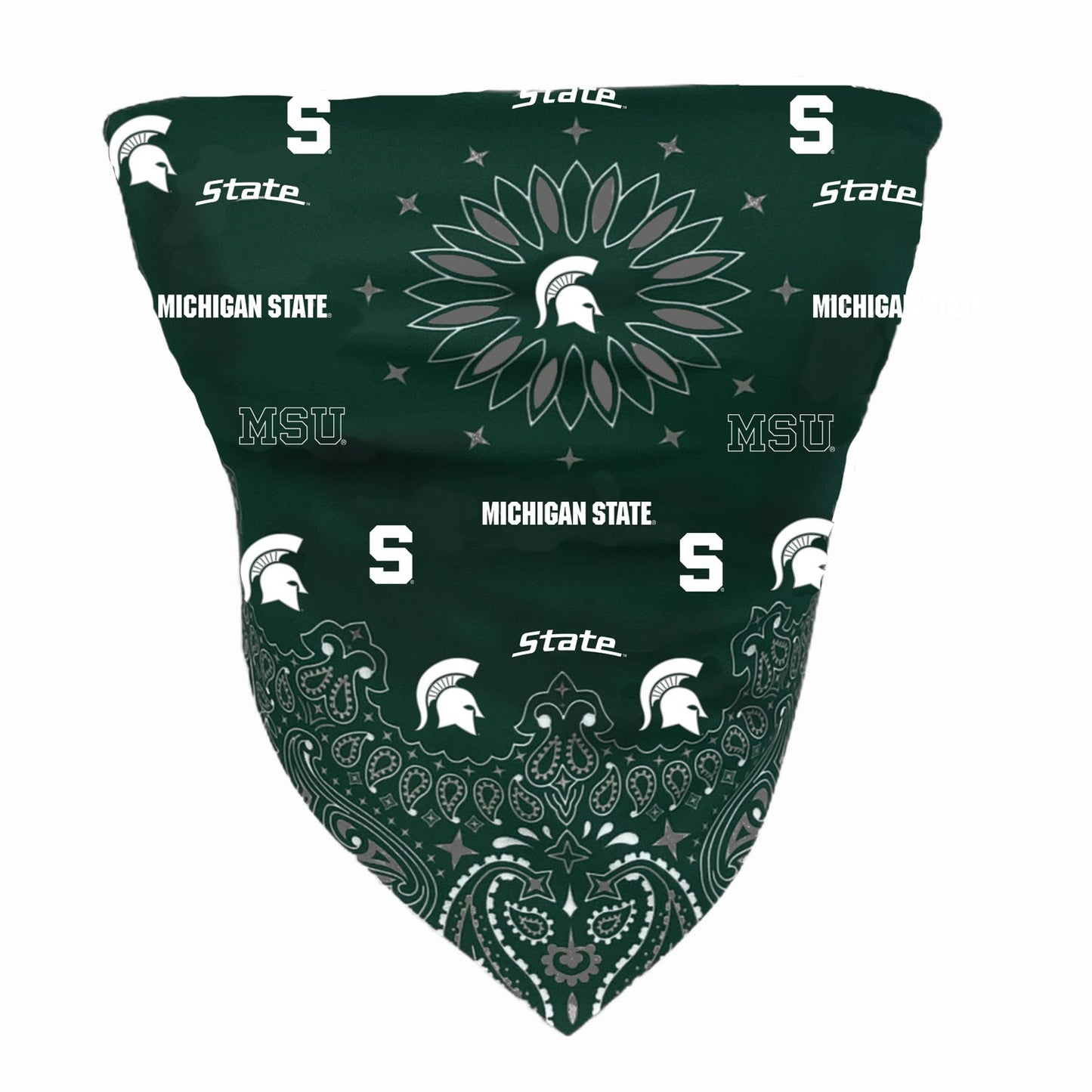 Michigan State Bandana Top