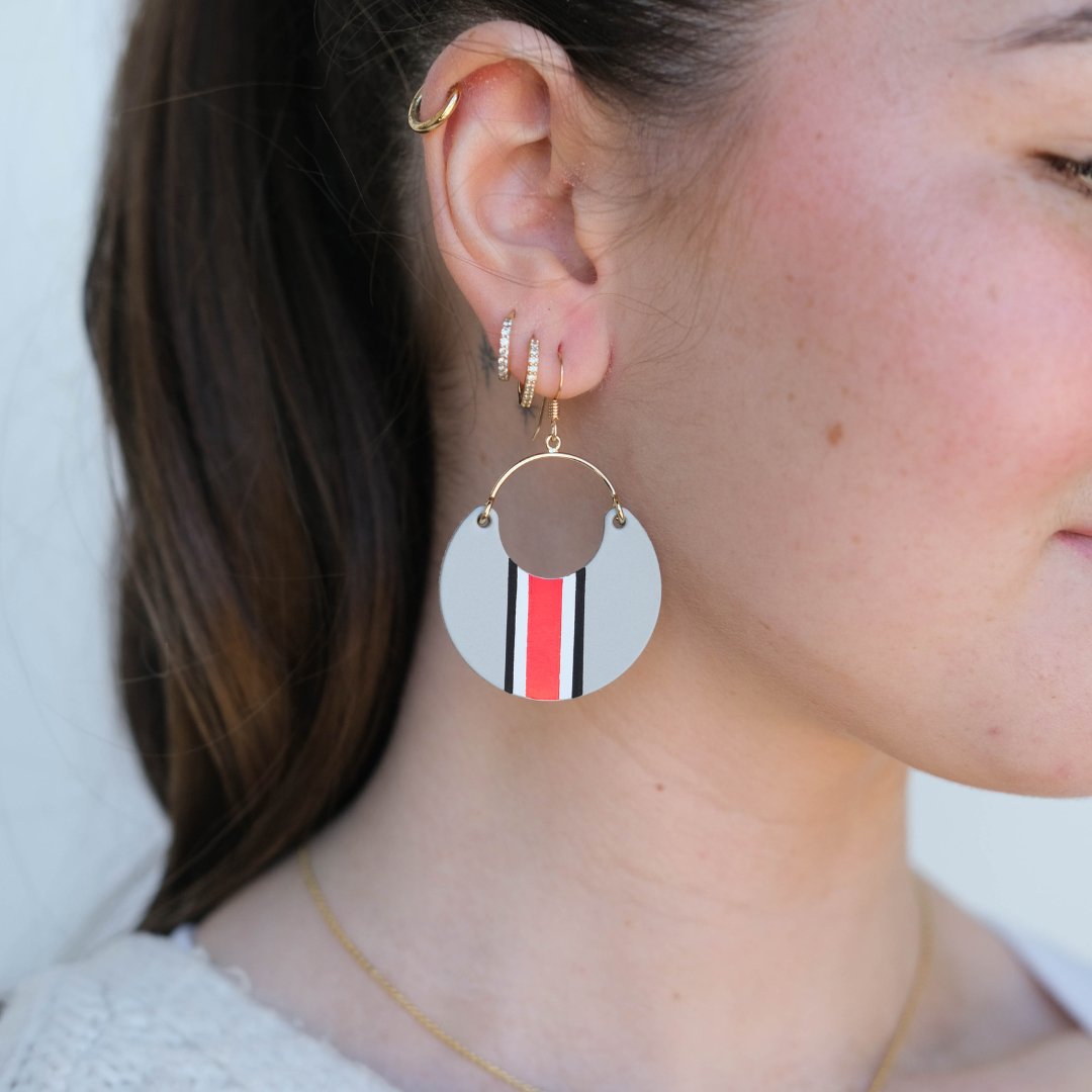 Ohio State University Helmet Stripe Ninas