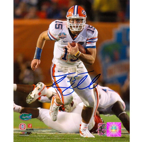 Tim Tebow Autographed Florida Gators (08 BCS Run) 8x10 Photo - Tebow Holo