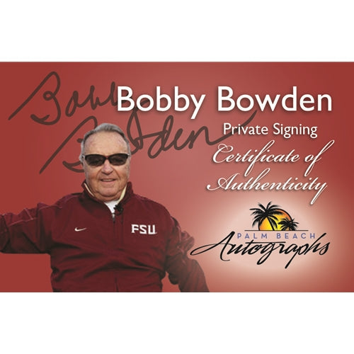 Bobby Bowden Autographed Florida State FSU Seminoles (Last Game "Spotlight") Deluxe Framed 16x20 Photo