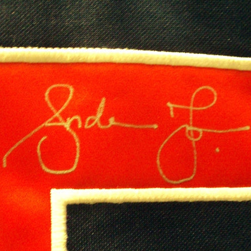 Andruw Jones Autographed Atlanta Braves (Blue #25) Custom Jersey - JSA