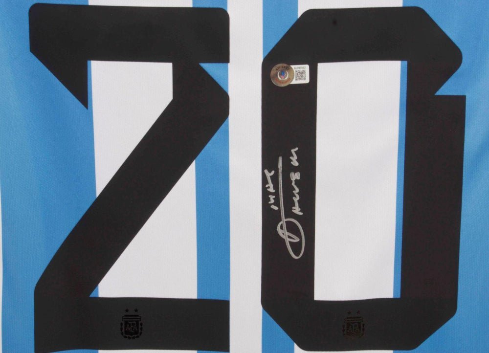 Alexis Mac Allister Signed Argentina National Team Jersey (Beckett)
