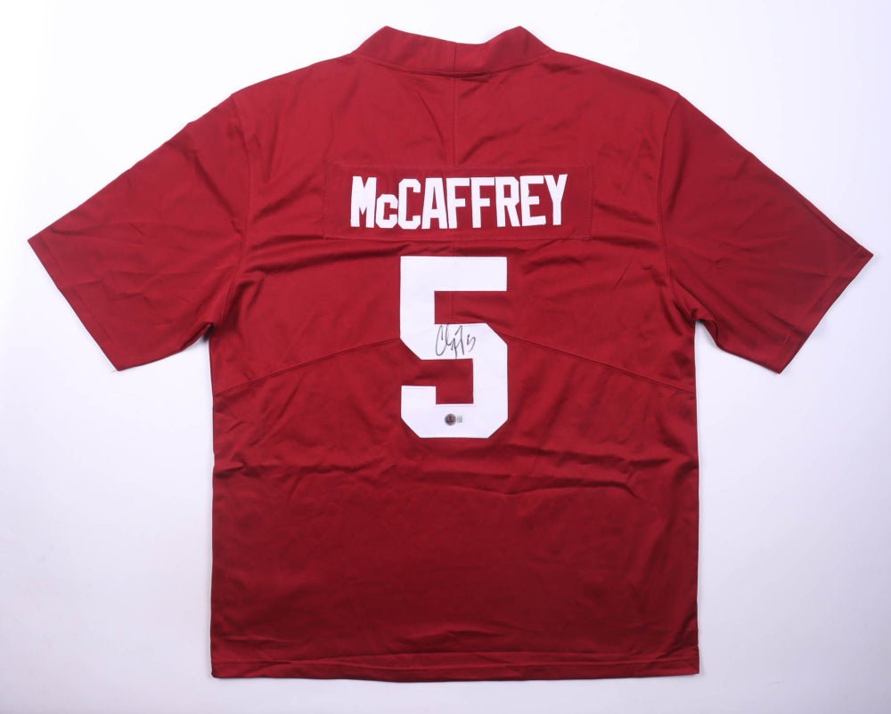 Christian McCaffrey Signed Jersey (PSA) Stanford Cardinal in XL