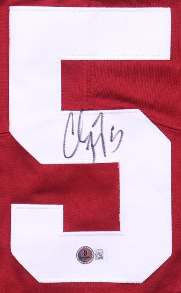 Christian McCaffrey Signed Jersey (PSA) Stanford Cardinal in XL